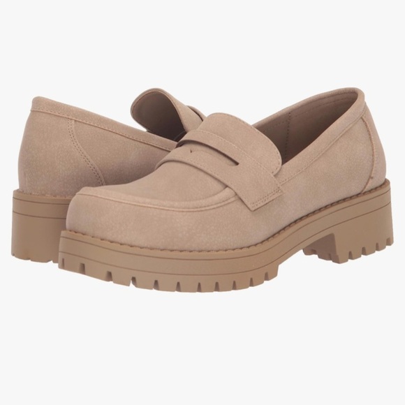 Dirty Laundry Women's Voidz Moccasin Platform Loafers in Tan/Neutral Color, 9.5 - Picture 1 of 12